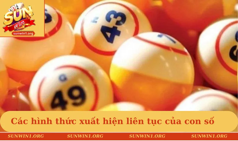 Các hình thức xuất hiện liên tục của con số