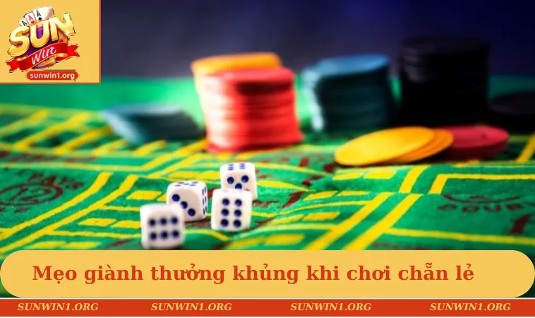 Mẹo giành thưởng khủng khi chơi chẵn lẻ