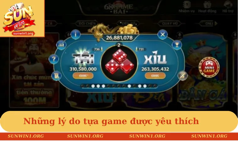 Những lý do tựa game được yêu thích bởi đông đảo hội viên