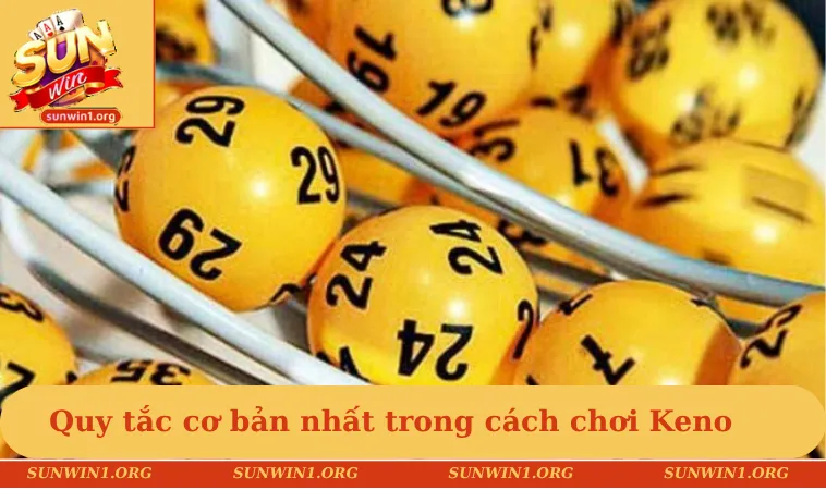 Những quy tắc cơ bản nhất trong cách chơi Keno