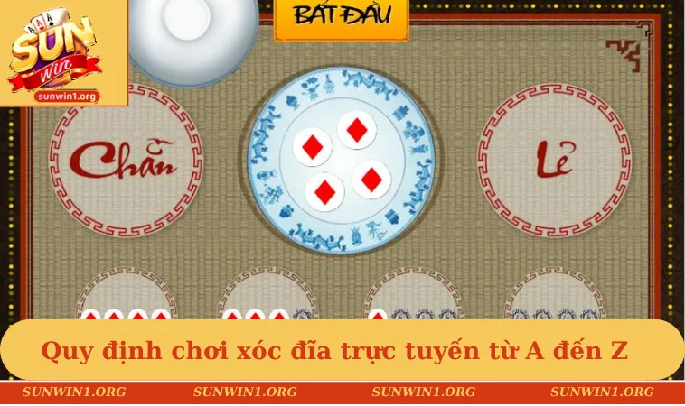 Quy định chơi xóc đĩa trực tuyến từ A đến Z dành cho hội viên