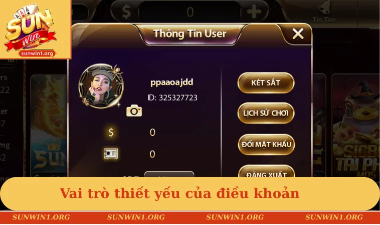 Vai trò đặc biệt từ điều khoản