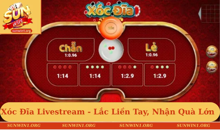 Xóc dĩa Livestream